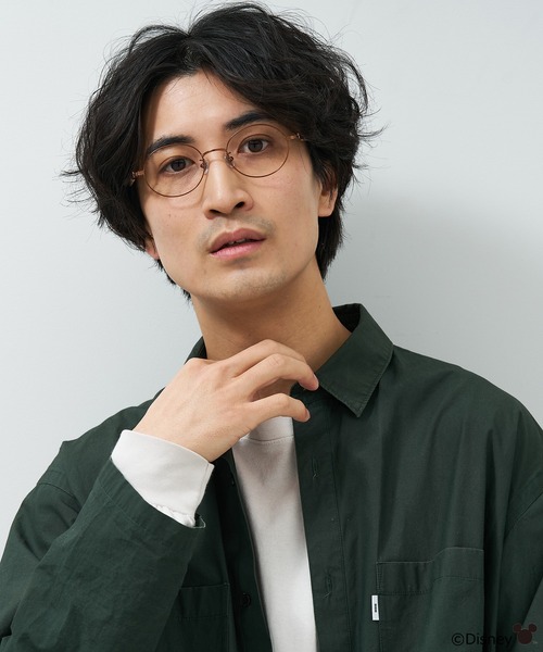 Zoff（ゾフ） 伊達メガネ メガネ 眼鏡 ラウンド型メガネ｜ミニーマウス