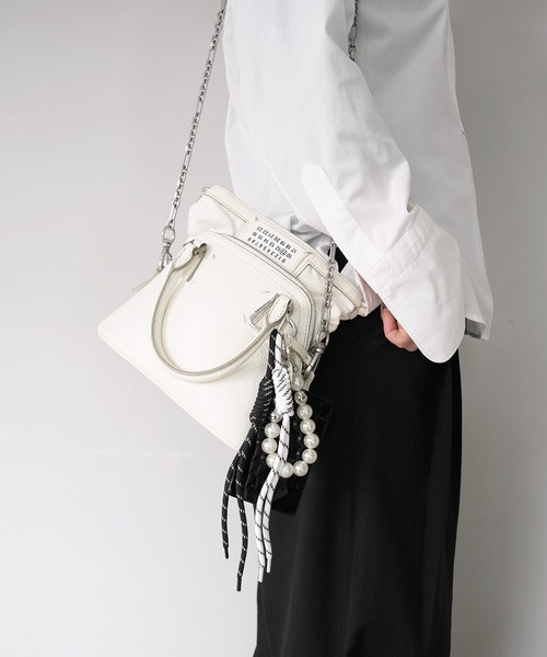 c.u.l キーホルダー じゃらじゃらバッグチャーム ハートカラビナ