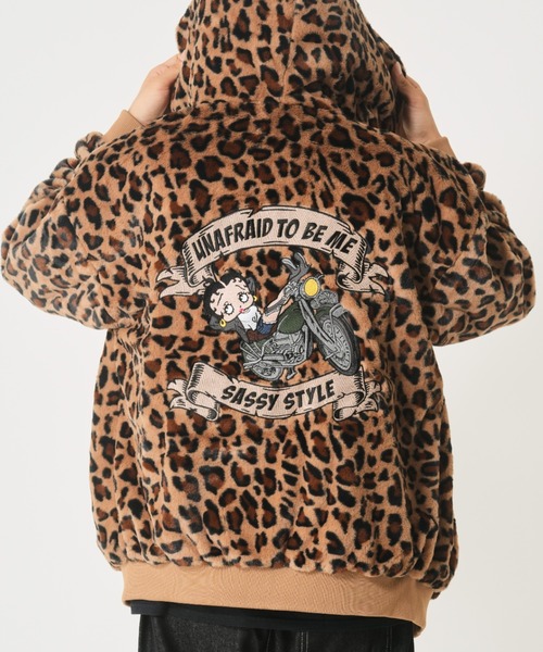 BETTY BOOP（ベティ ブープ） ブルゾン アウター BETTYバイクファー