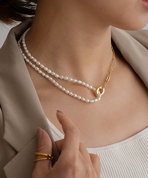 VitaFelice（ヴィータフェリーチェ） ネックレス 淡水パールアンド