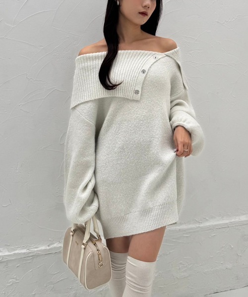 one after another NICE CLAUP ワンピース 「juicy colorful knit