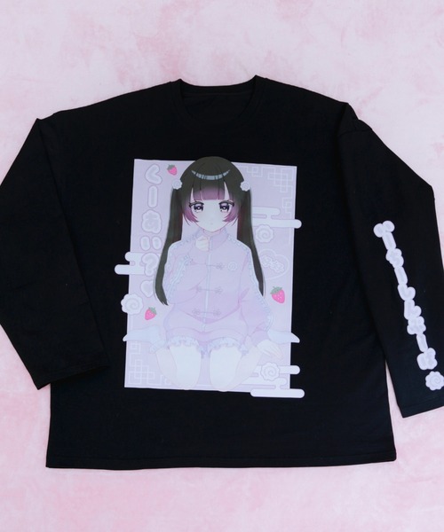 mine by LAFARY tシャツ ちゃおくーあいロングTシャツ レディース