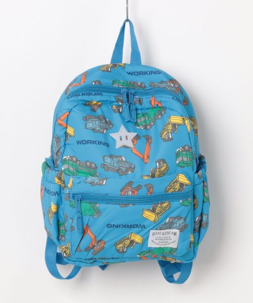 Kids Foret（キッズフォーレ） リュック くま・働く車総柄リュック