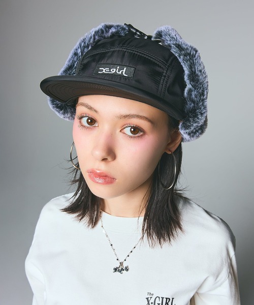 X-girl（エックスガール） キャップ 帽子 DOG EAR JET CAP レディース