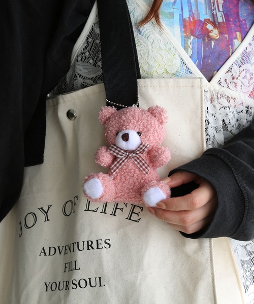 colleca la（コレカラ） キーホルダー くまのぬいぐるみキーホルダー