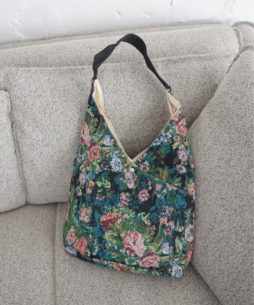 Port（ポート） トートバッグ 「 」 ゴブラン織り フラワー トート