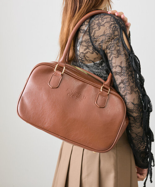 w closet（ダブルクローゼット） ボストンバッグ スクエアボストンBAG