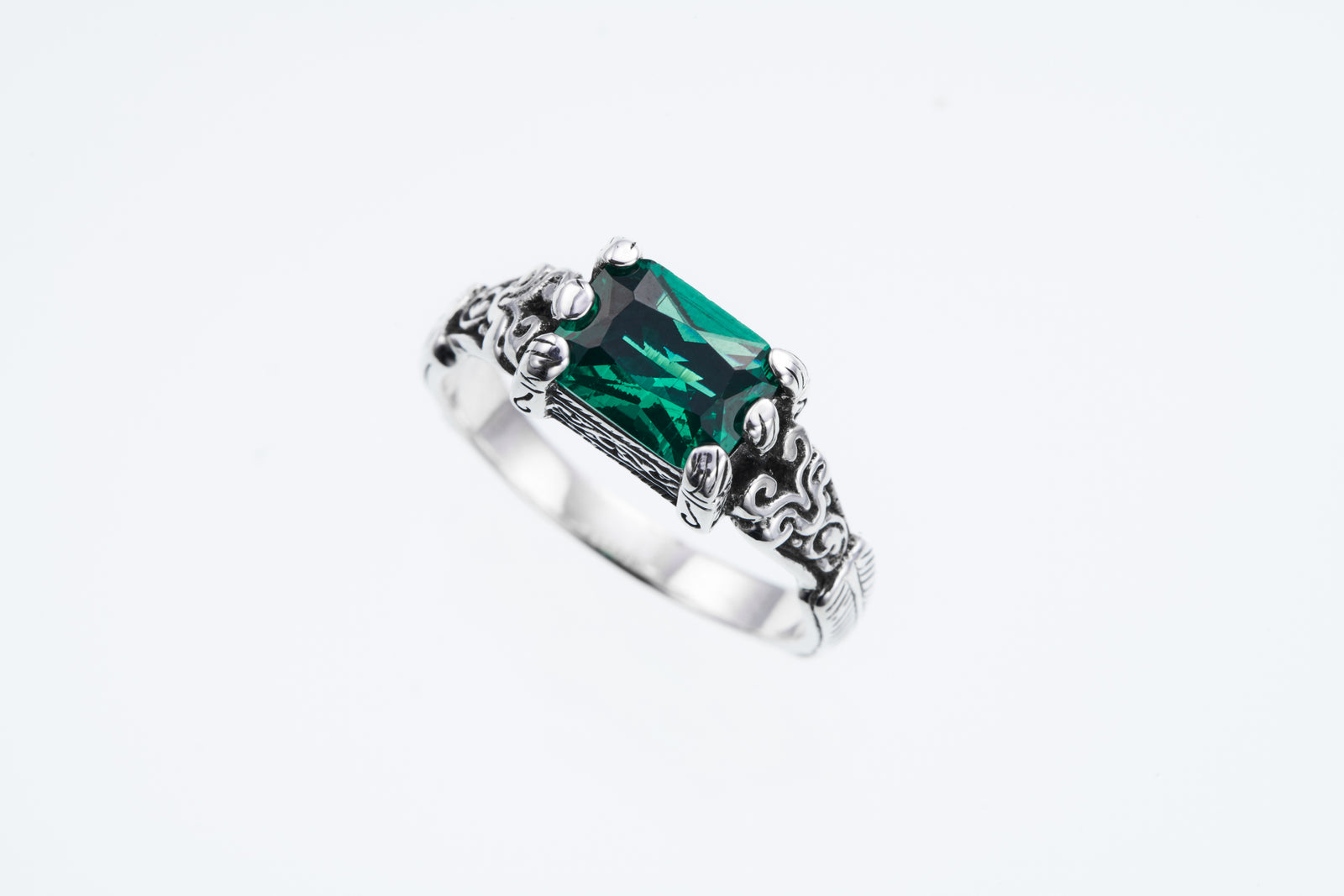 Islamic Ring : S (Green Quartz)｜イスラミック・リング : S