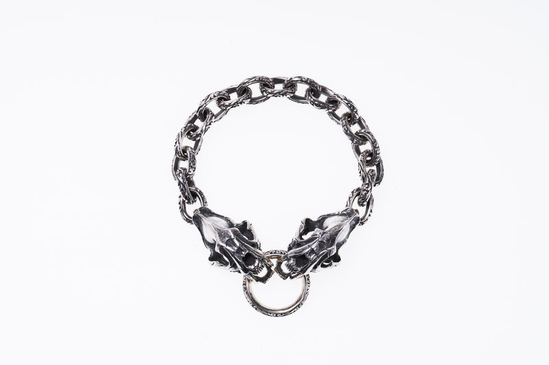 Saber Toothed Tiger Facing Bracelet : S (20cm)｜サーベルタイガー