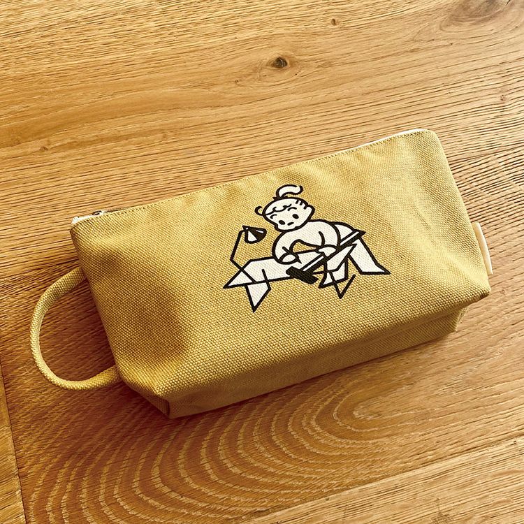 OSAMU GOODS】student pouch（ドラフティング/イエロー）LC23013