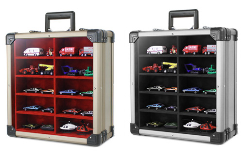 ミニカー用アルミケース - オーダーメイド製作事例（アクテック株式会社）