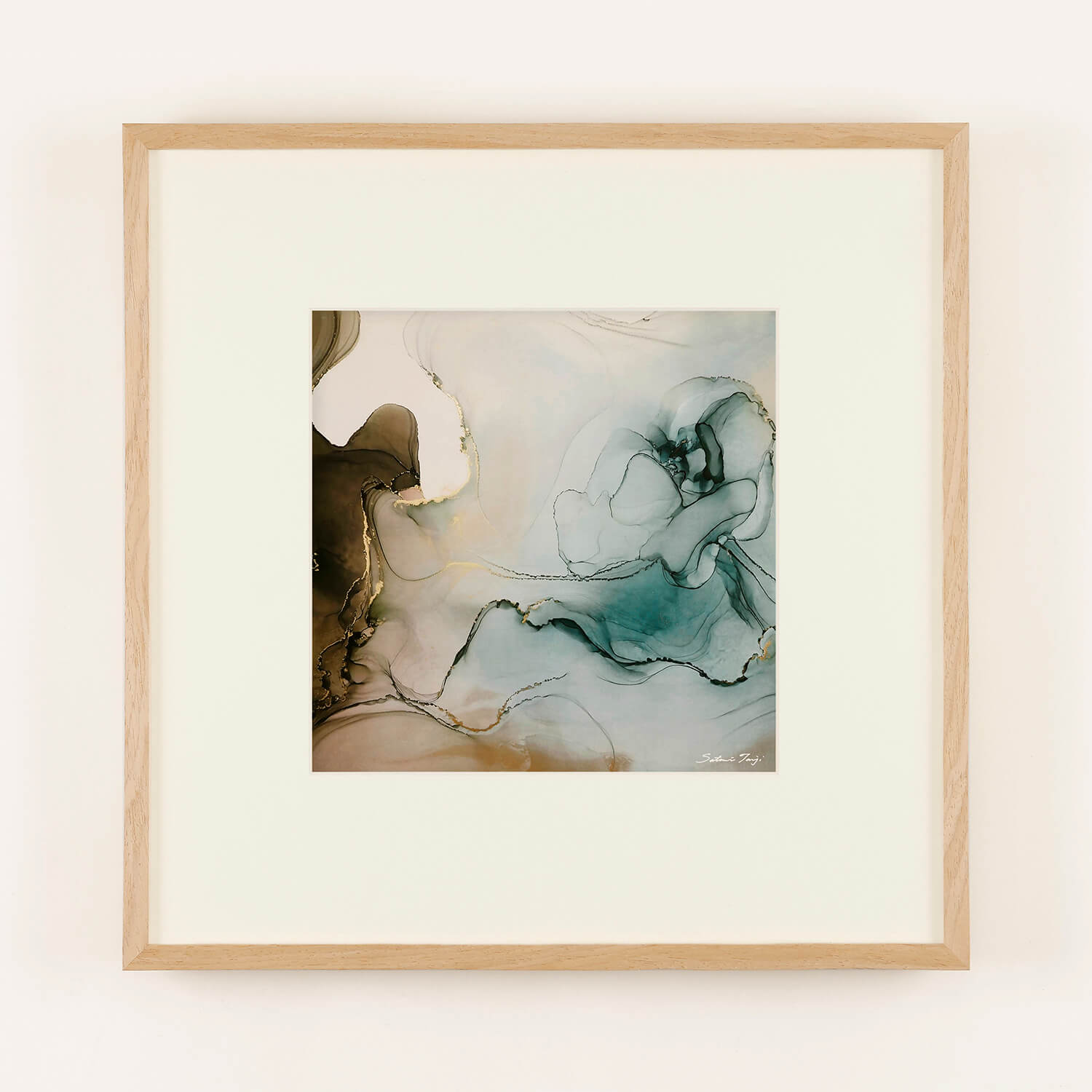 アートポスター | COFFEE BLUE（コーヒーブルー） フレーム50＋額装