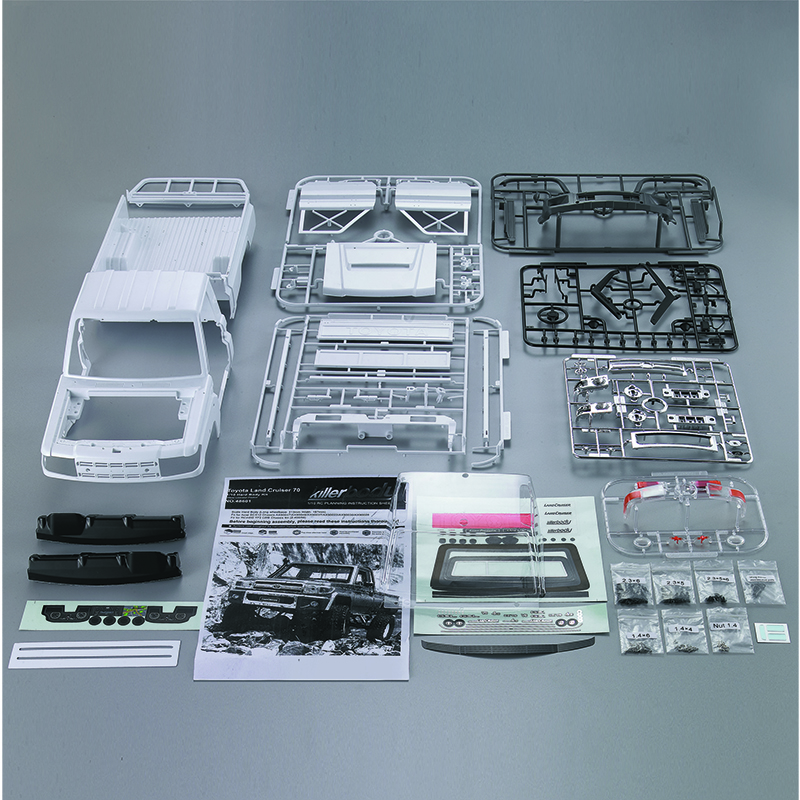 Killerbody rcクローラ車48601 1:10トヨタランドクルーザー70 abs