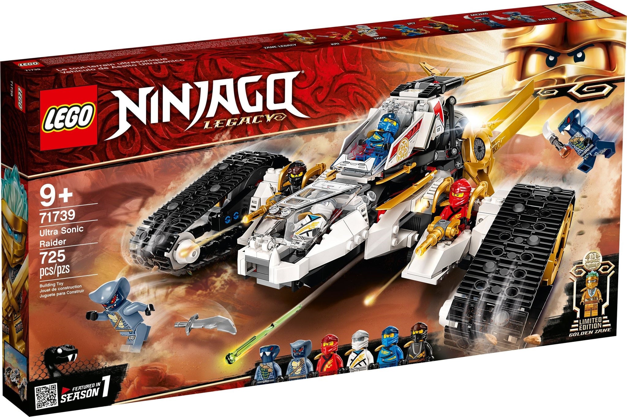 LEGO® Ninjago 71739 Ultra Sonic Raider (725 pieces) – AESOP'S FABLE