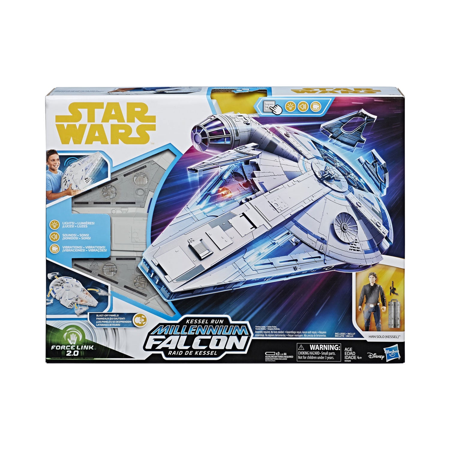 Star Wars Force Link 2.0 Kessel Run Millennium Falcon and Han Solo