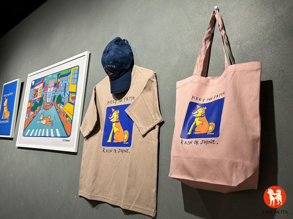 KEEP THE FAITH RAIN OR SHINE トートバッグ | ハチふる SHIBUYA meets