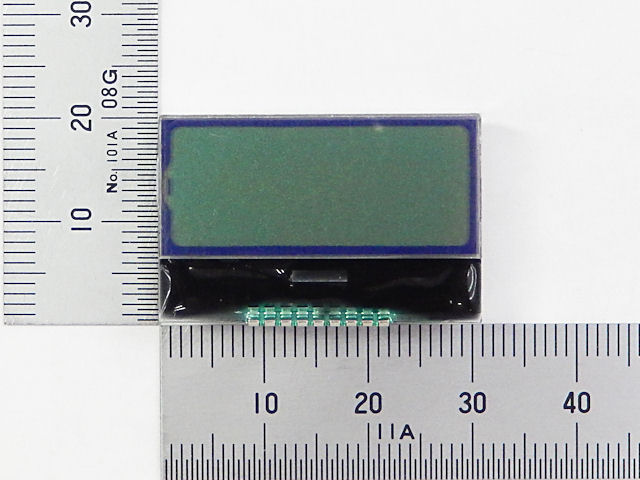 I2C接続小型キャラクターLCDモジュール 8×2行(バックライト付): オプト