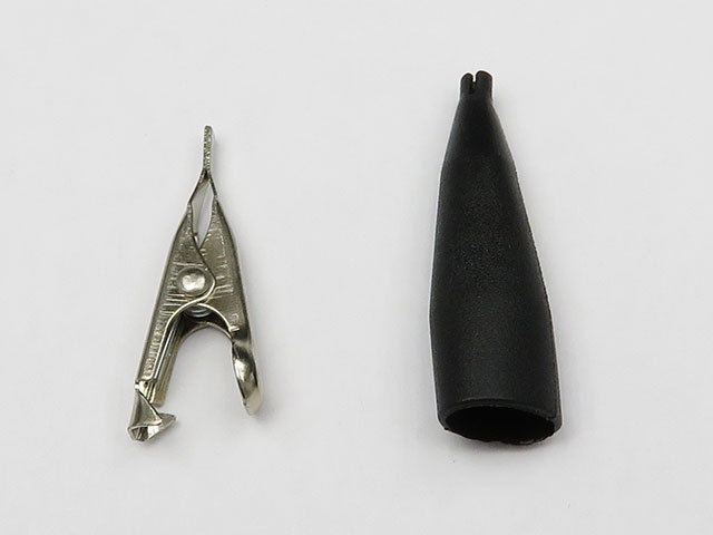 クチサキクリップ(口先クリップ) 黒色 C-105B: ケーブル・コネクター