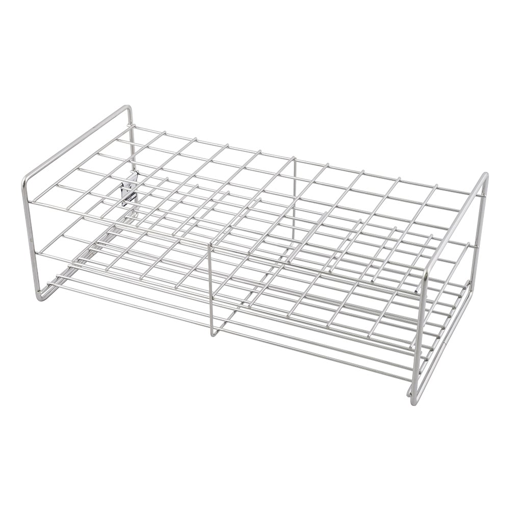 6-302-17 ステンレス製試験管立 φ24mm 5×10配列 SS24-50 【AXEL】 アズワン