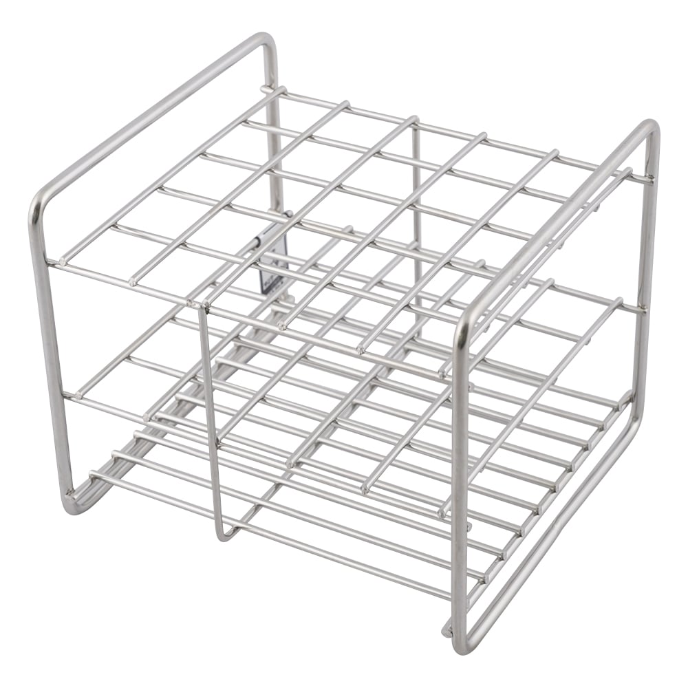 6-302-23 ステンレス製試験管立 φ18mm 5×5配列 SS18-25 【AXEL】 アズワン