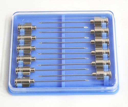 61-9092-86 VAN金属針 静脈針 太（ゲージ21G ロック基 針先約18°）SB 1