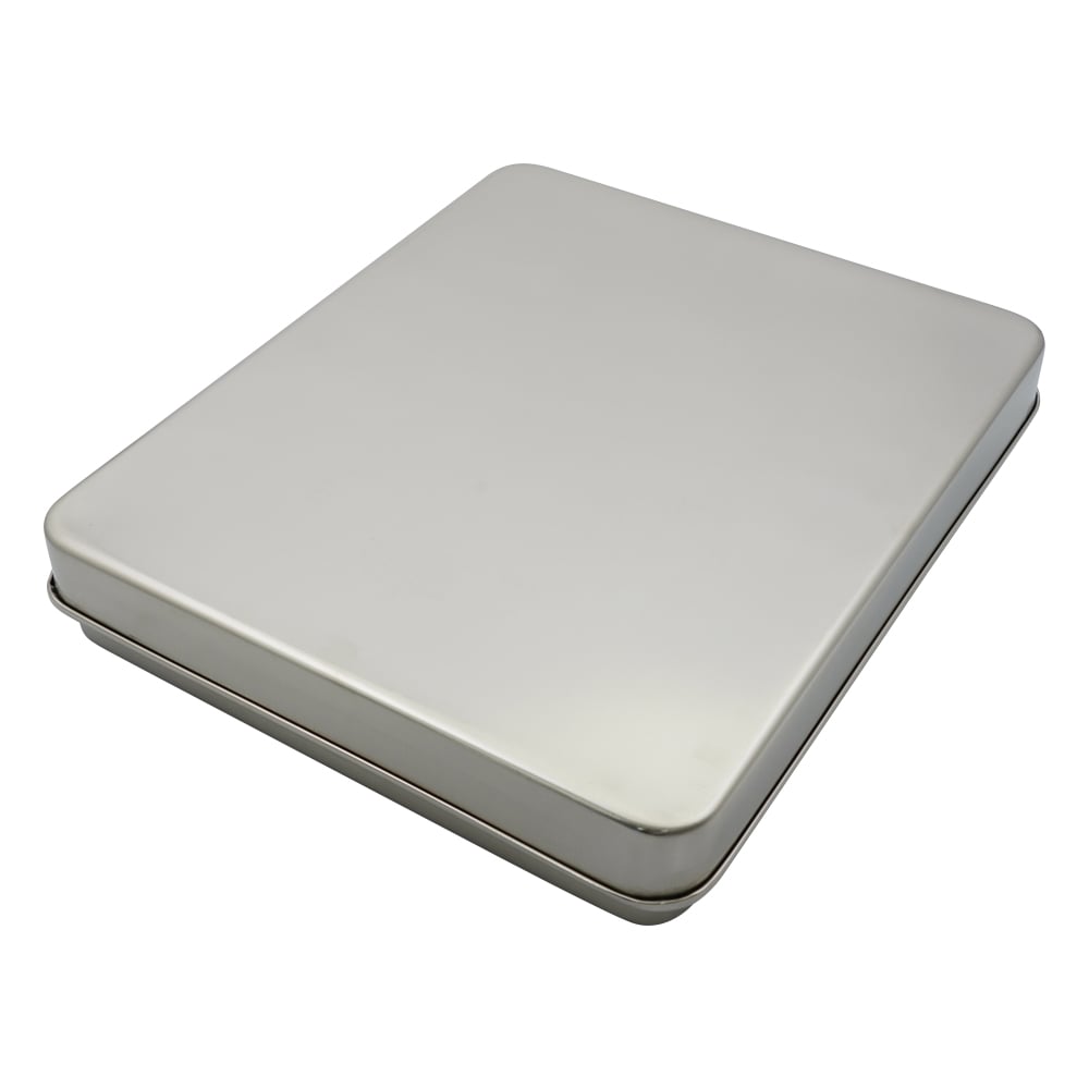 0-4006-06 深型フタ付ステンレスバット 360×300×60mm 6号 【AXEL