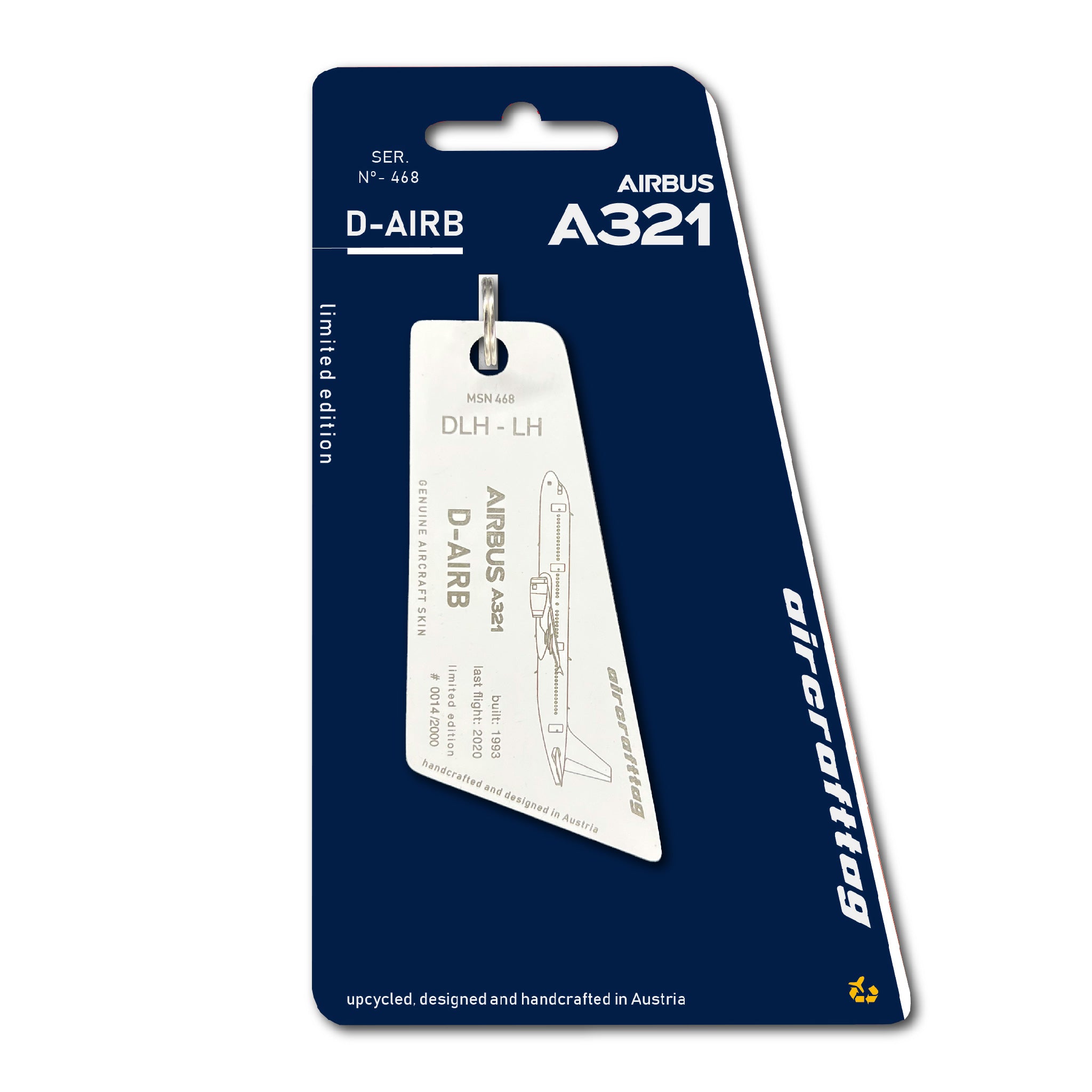 Airbus A321-100 - Lufthansa - D-AIRB – Aircrafttag