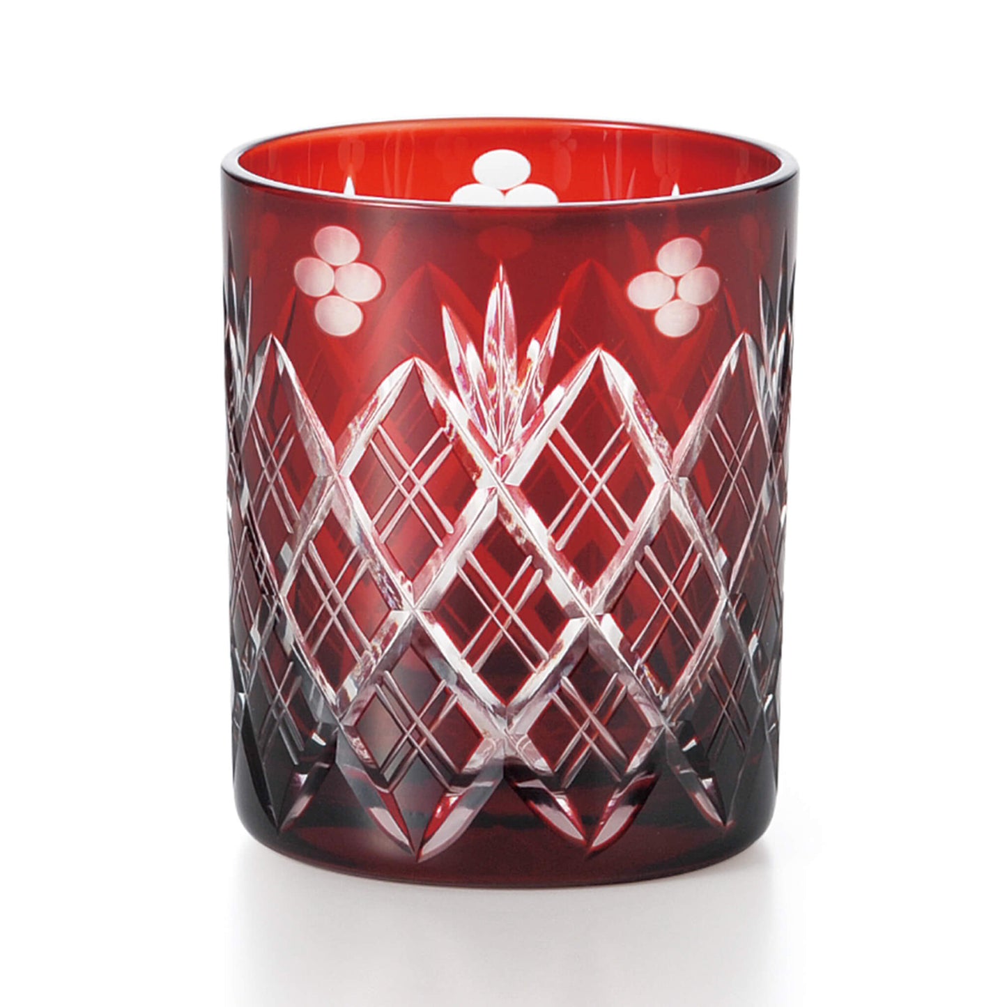 江戸切子 小花剣矢来紋 ロックク?ラス | aito製作所 | 美濃焼・瀬戸焼