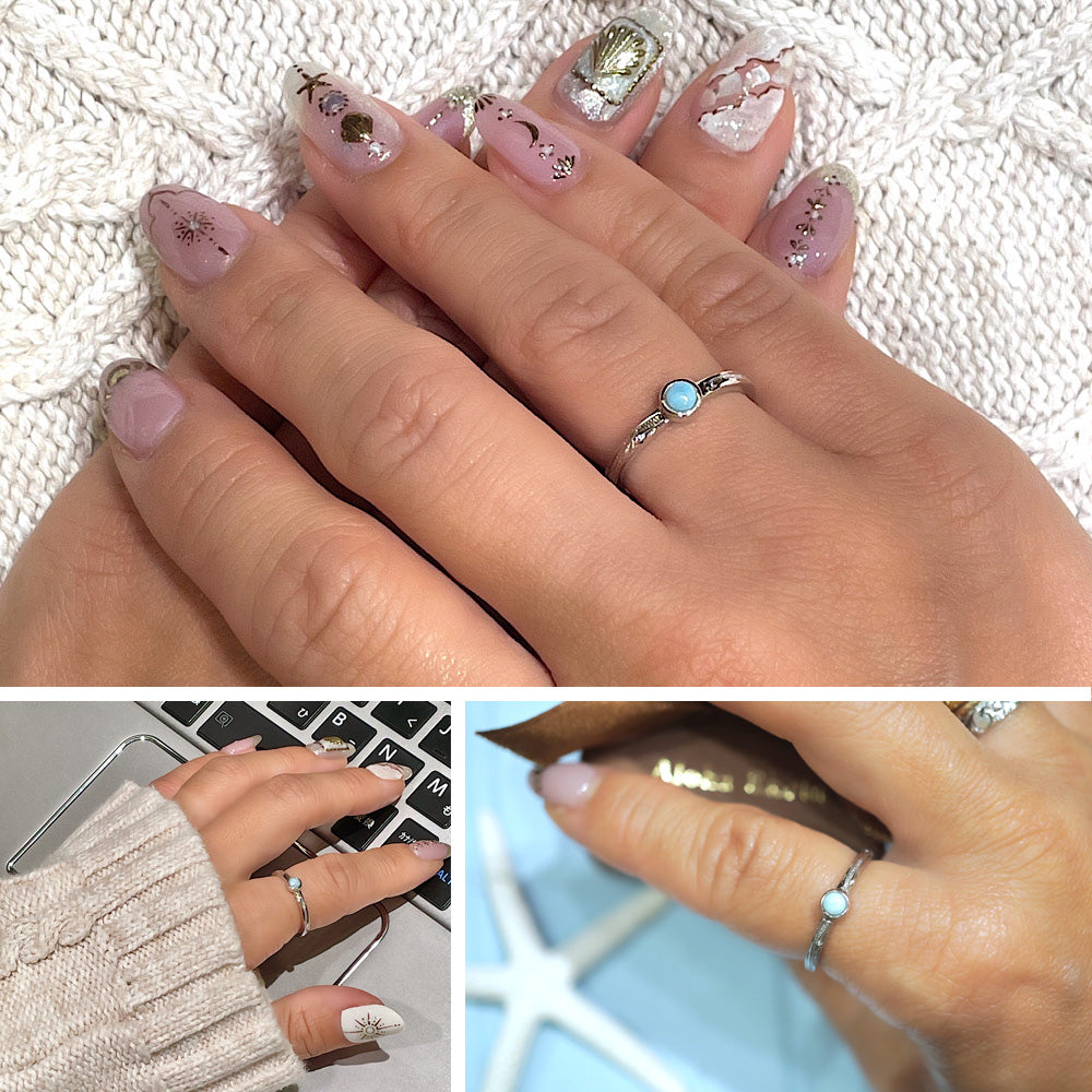 ハワイアンジュエリー 指輪 ヘリテージラウンドラリマーリング