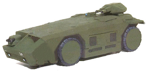 Wheeled military vehicle in 1/79 scale - M577 Armoured Personnel