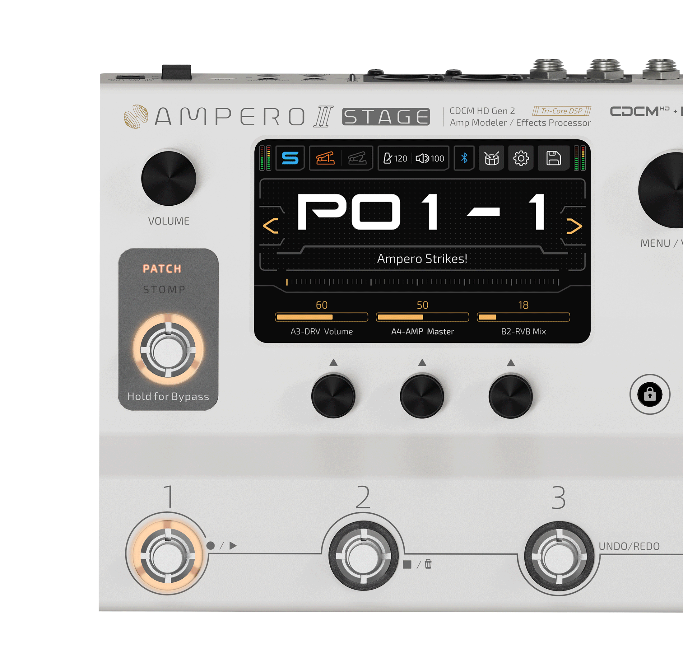 HOTONE AMPERO 2 STAGE アンプモデラー ＆ マルチエフェクター / IR