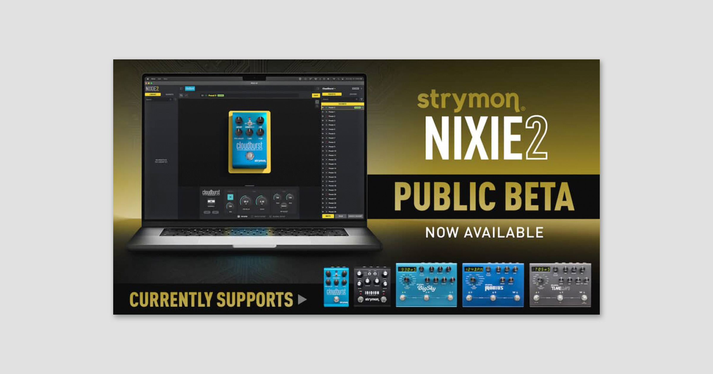 strymon | NIXIE 2 | エディター・ソフトウェア | 製品情報
