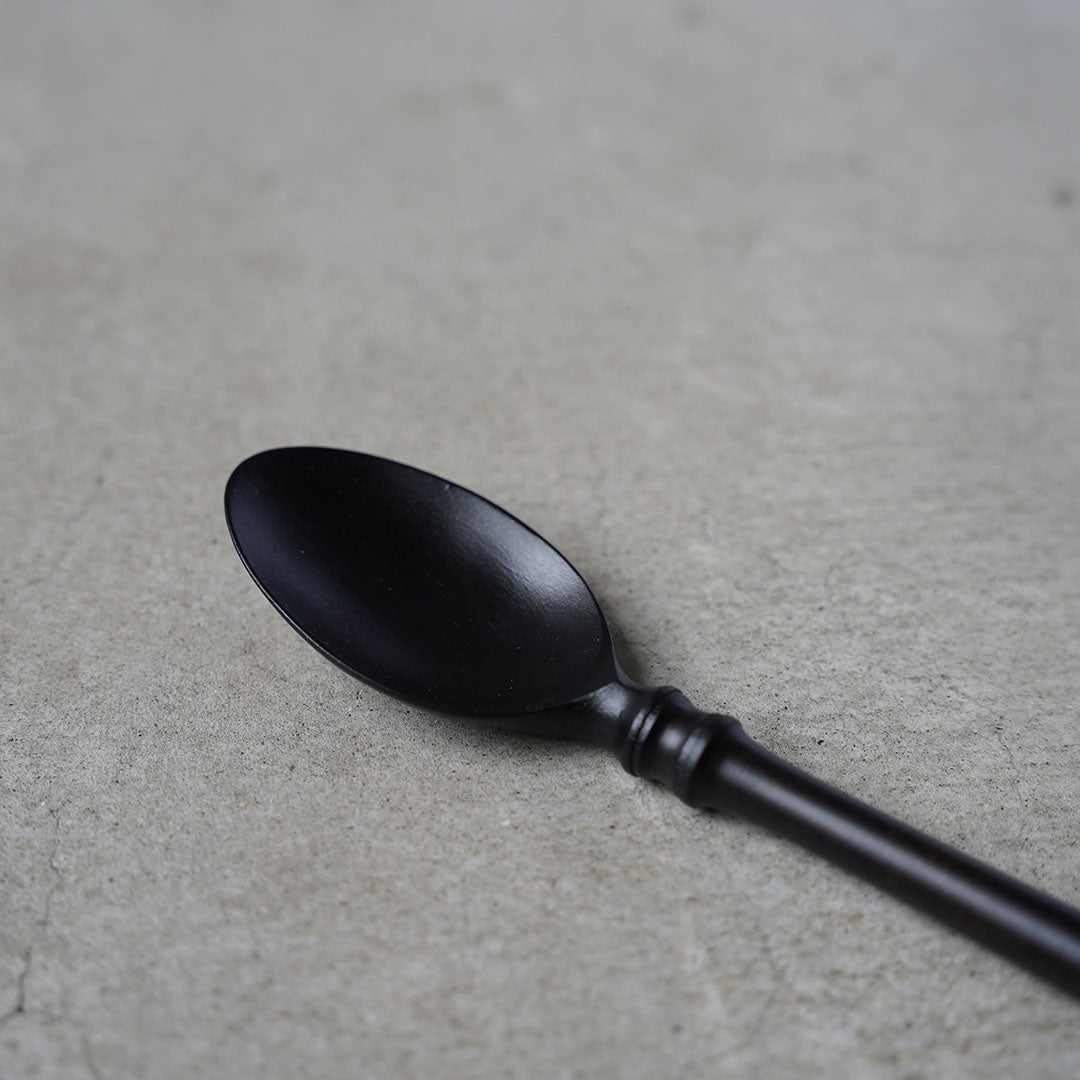 中西 健太 スプーン 楓 黒拭漆 - アメノイエ