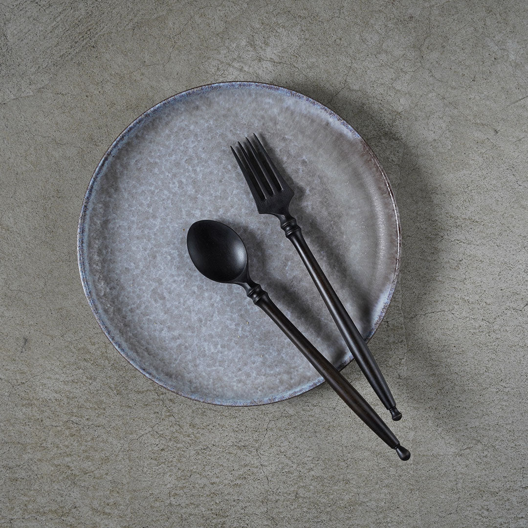 中西 健太 スプーン 桜 黒拭漆 - アメノイエ