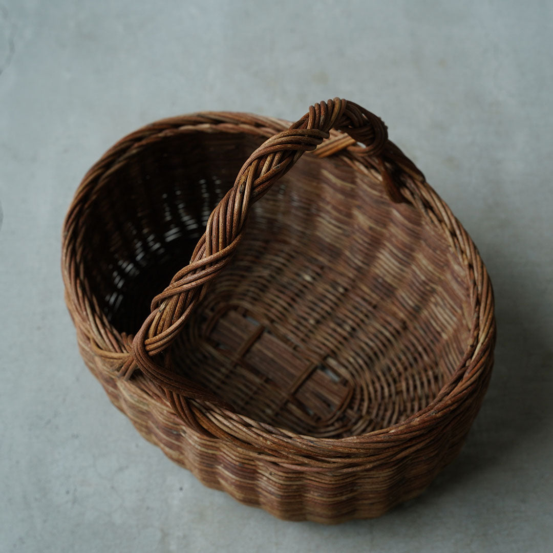 宮本工芸 あけび蔓 りんご篭 - アメノイエ