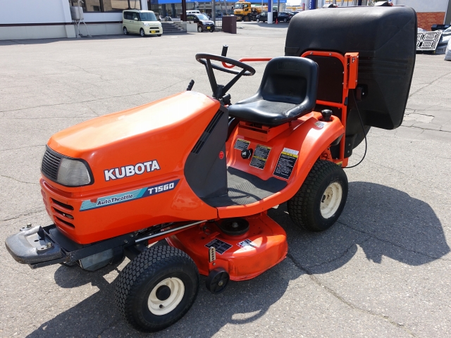 安東産業 中古 クボタ乗用芝刈機 T1560J モアーRCK40