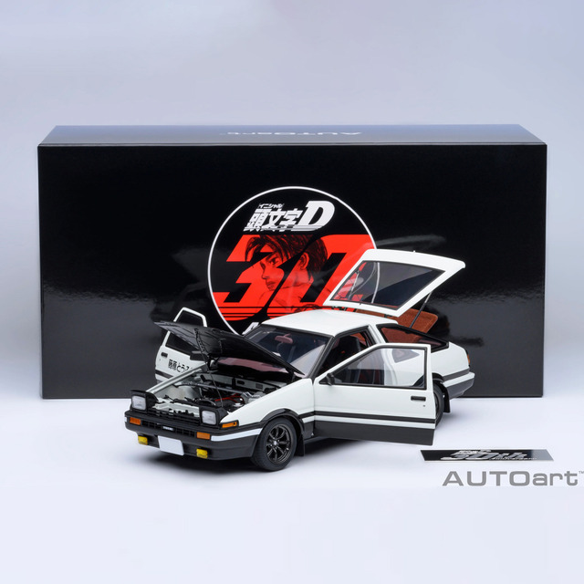 頭文字D」トレノ（AE86）を再現…完成度の高ッ！ 1/18サイズのミニカー