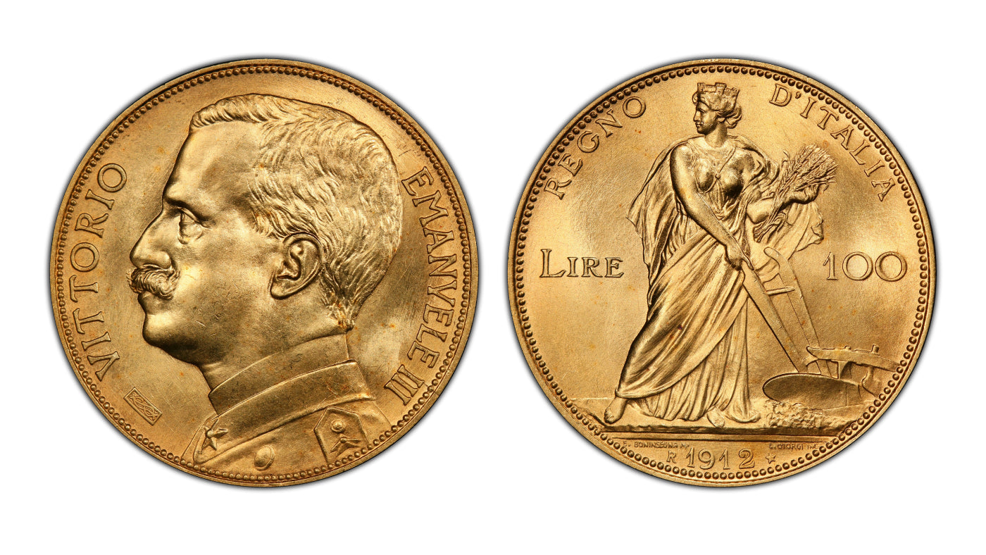 ヴィットーリオ・エマヌエーレ3世の「豊穣の女神」！コインコレクター