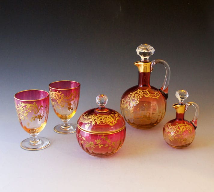 オールドバカラ「ナイトセット」《アンティックかとう》