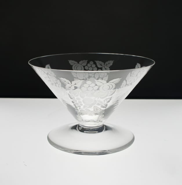 オールドバカラ「フルーツ クープ（容量約120ml）」《アンティックかとう》