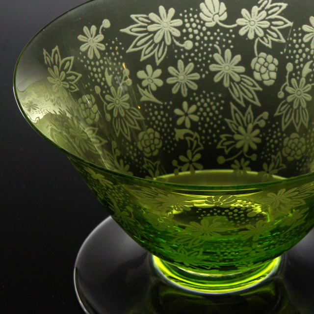 オールドバカラ「エリザベート ELISABETH クープ （グリーン