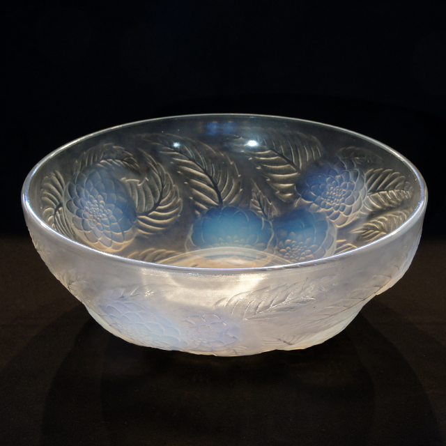 ルネ・ラリック「鉢「ダリア」」《アンティックかとう》