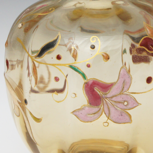 エミール・ガレ「小花文香水瓶」《アンティックかとう》