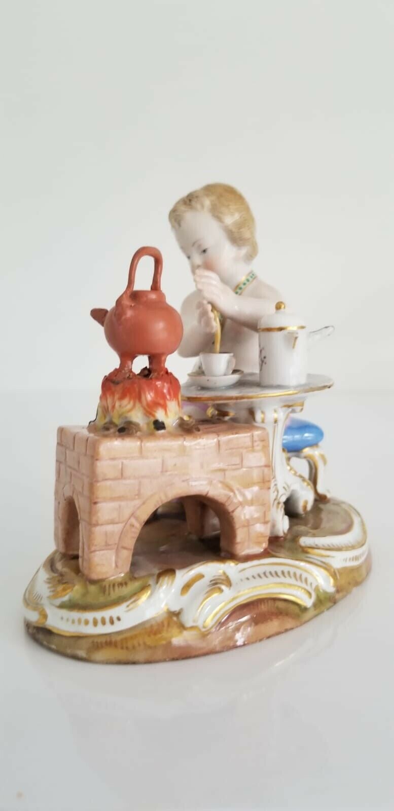 マイセン人形/フィギュリン チョコレート職人の天使 四大元素シリーズ