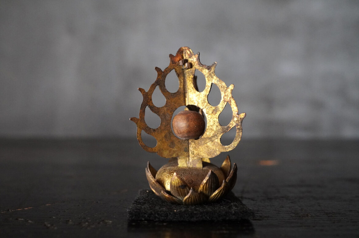 金銅火焔宝珠残欠 売約済 | 古美術 三坂堂