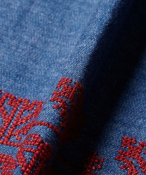 繊細なモチーフデニムTN | AS KNOW AS オンラインショップ