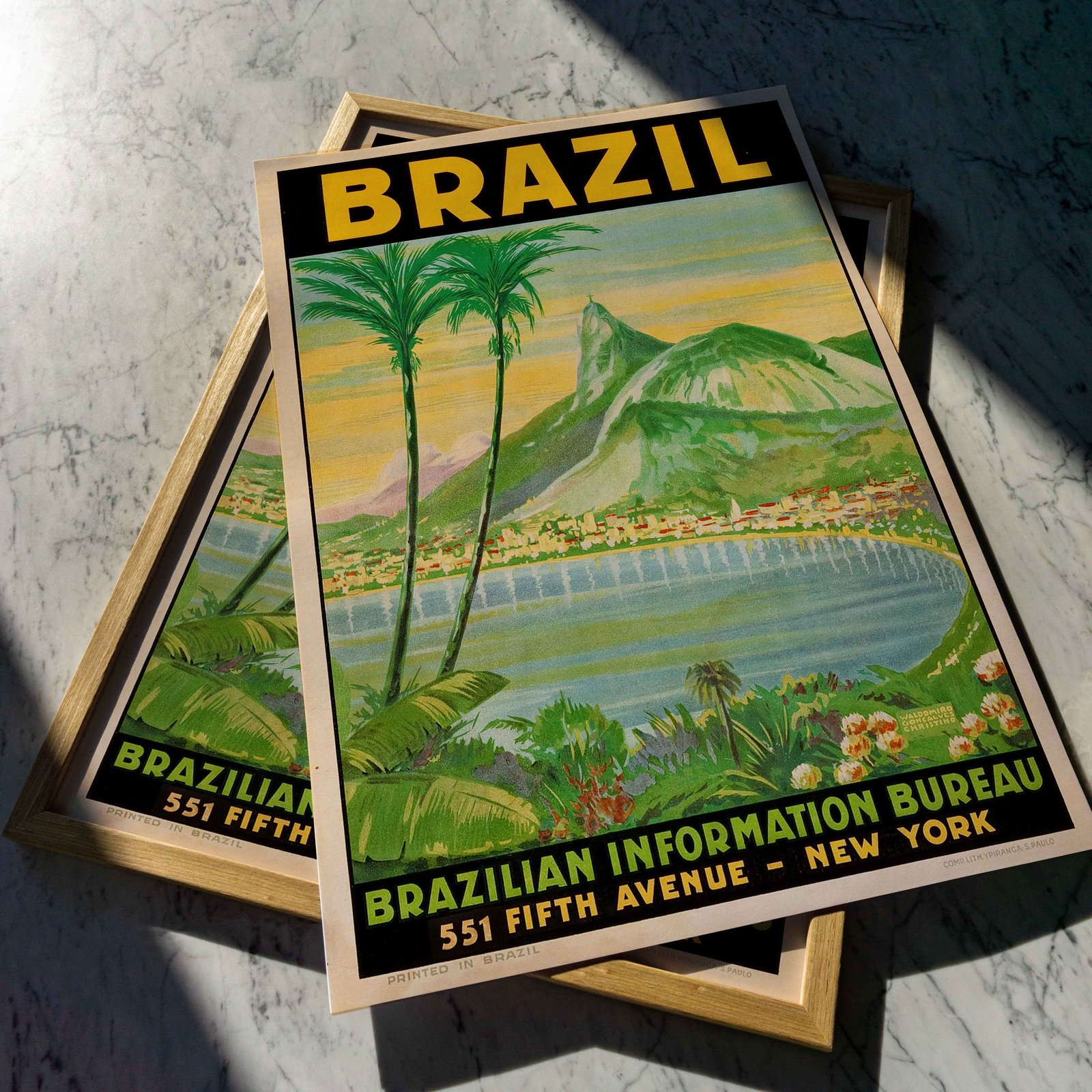 Brazil | Waldomiro Gonsalves Christino - 1930 | Travel Poster
