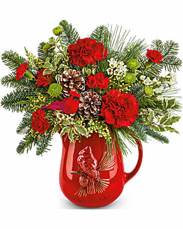 Teleflora's Festive Flight Bouquet in Perham MN - Ma's Little Red Barn