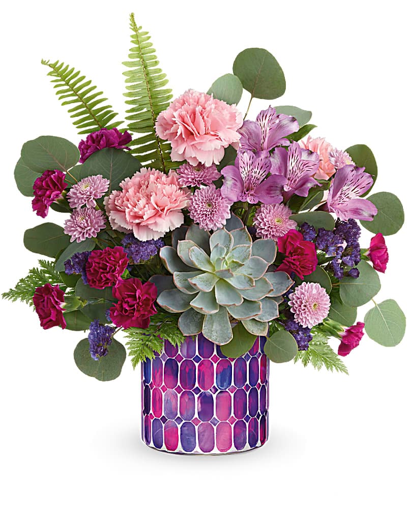 Teleflora's Bedazzling Beauty Bouquet (T21S100A) in Chicago IL