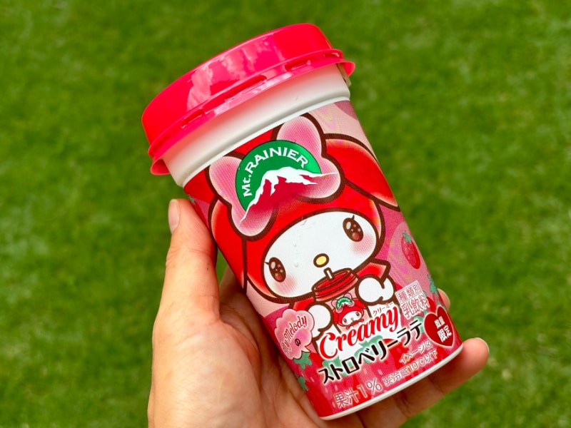 パケ買いしちゃった」【セブン】数量限定のマイメロ苺ラテにキュンっ